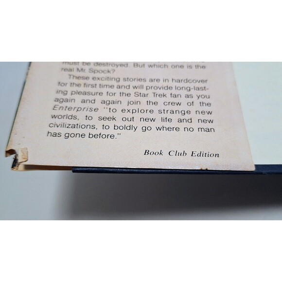 VINTAGE 1970’S THE STAR TREK READER VOLUMES 1 & 4 HARDCOVER LOT W DUST JACKETS - Picture 7 of 9